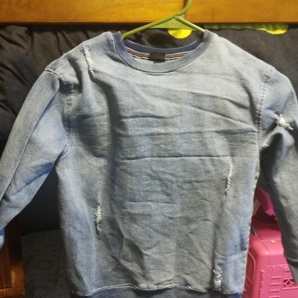 Denim Sweatshirt
